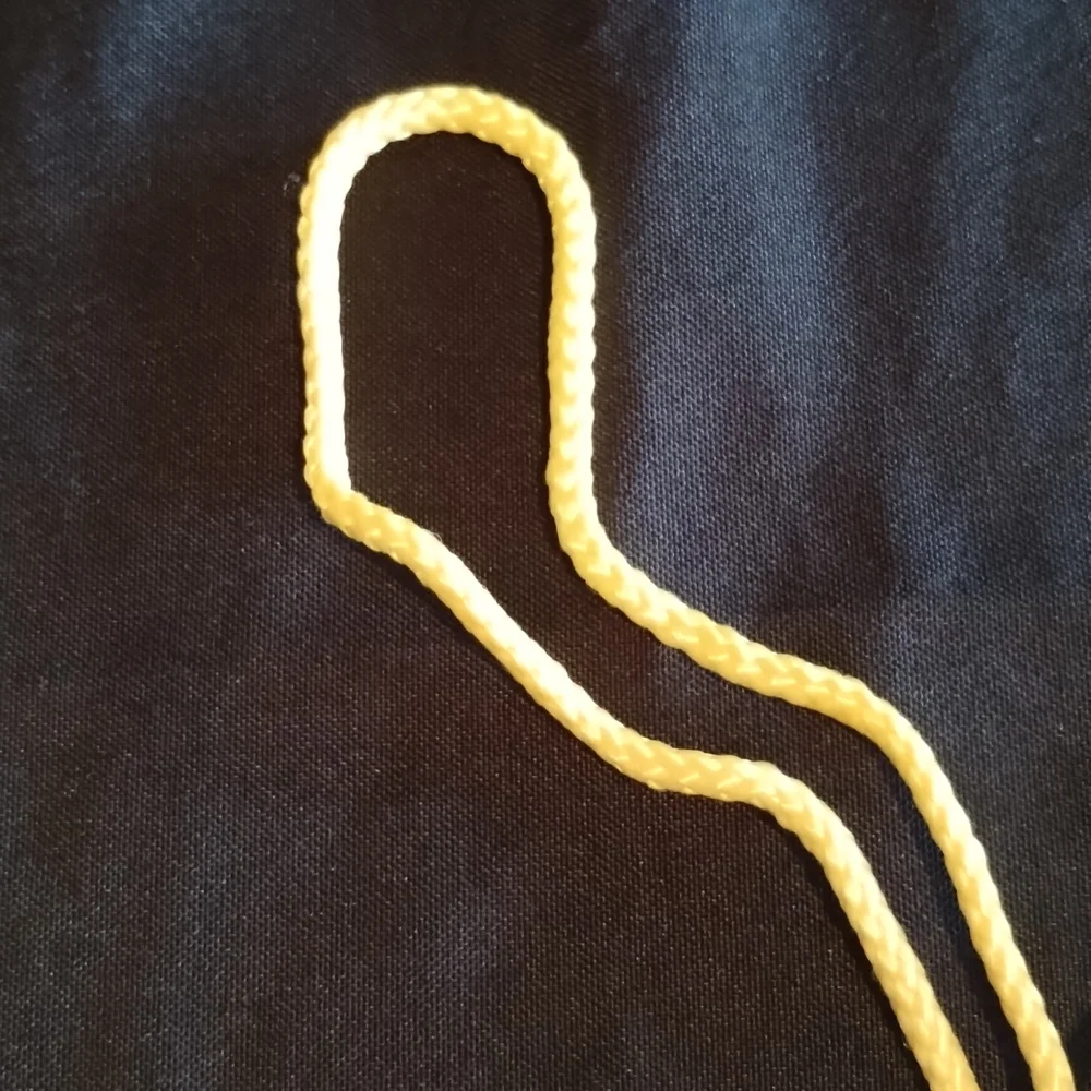 Lanyard for holding Name Tags color: Yellow 30 count